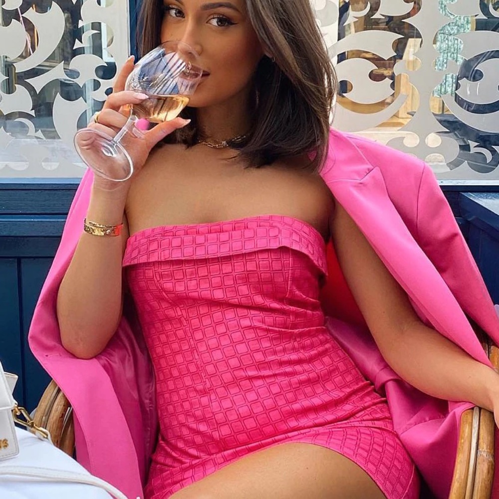 Hot Pink Mini Dress